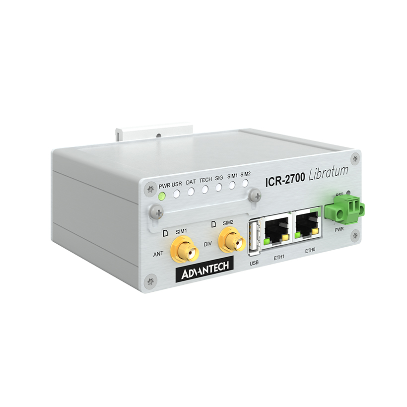 ICR-2700, EMEA, 2x Ethernet, USB, Metal, EU Accessories